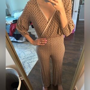 70s pattern jumpsuit